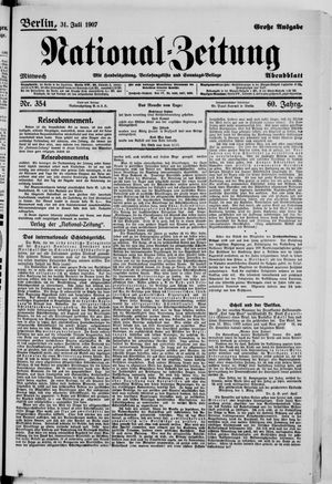 National-Zeitung vom 31.07.1907