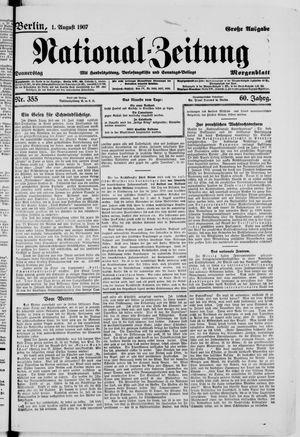 National-Zeitung on Aug 1, 1907