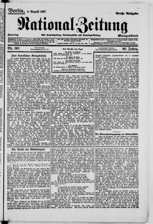 National-Zeitung vom 04.08.1907