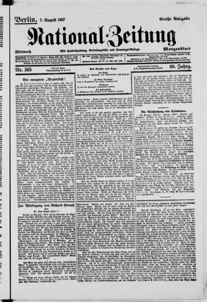 National-Zeitung on Aug 7, 1907