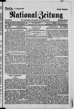 National-Zeitung vom 17.08.1907
