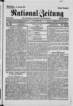 National-Zeitung vom 22.08.1907