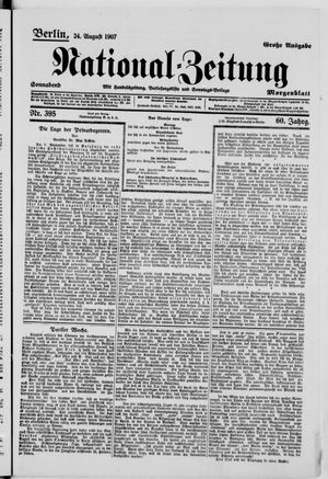 National-Zeitung on Aug 24, 1907