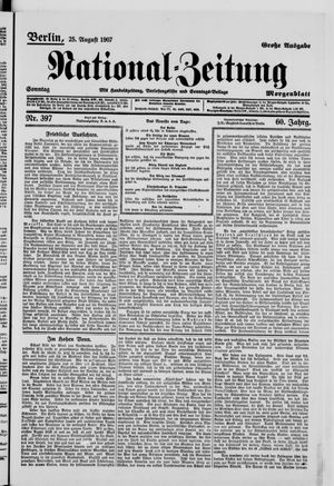 National-Zeitung vom 25.08.1907