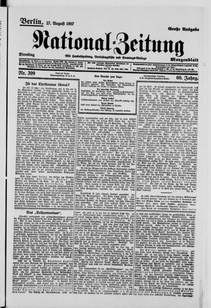National-Zeitung vom 27.08.1907