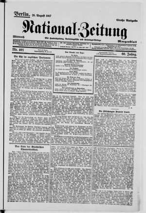 National-Zeitung vom 28.08.1907