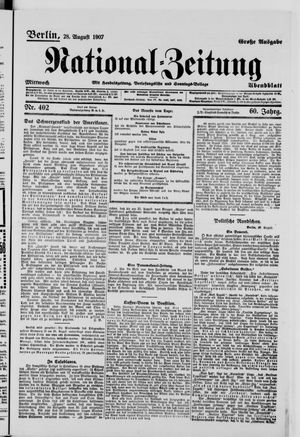 National-Zeitung vom 28.08.1907