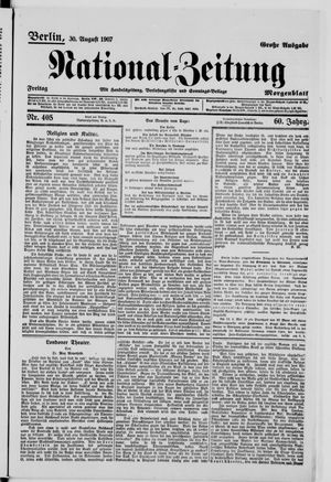 National-Zeitung vom 30.08.1907