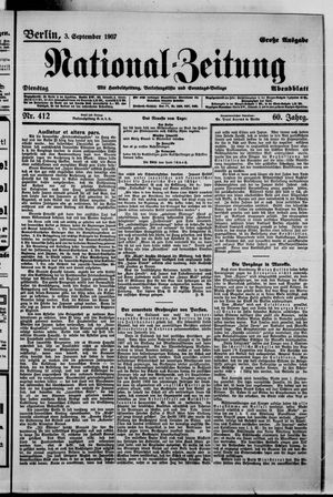 National-Zeitung on Sep 3, 1907