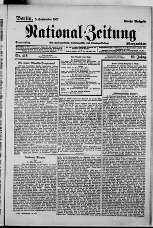National-Zeitung vom 05.09.1907