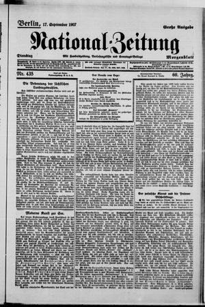 National-Zeitung vom 17.09.1907