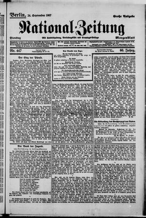 National-Zeitung vom 24.09.1907