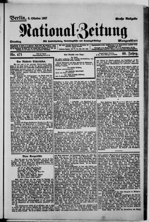 National-Zeitung vom 08.10.1907