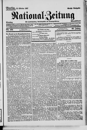 National-Zeitung vom 15.10.1907