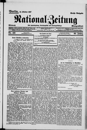 National-Zeitung vom 16.10.1907