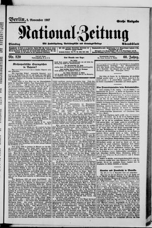 National-Zeitung vom 05.11.1907