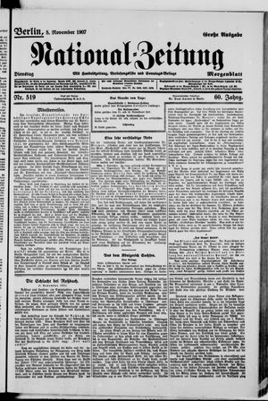 National-Zeitung vom 05.11.1907