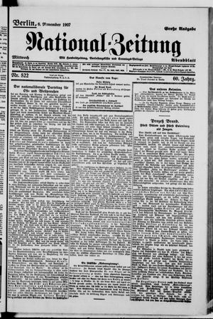 National-Zeitung vom 06.11.1907