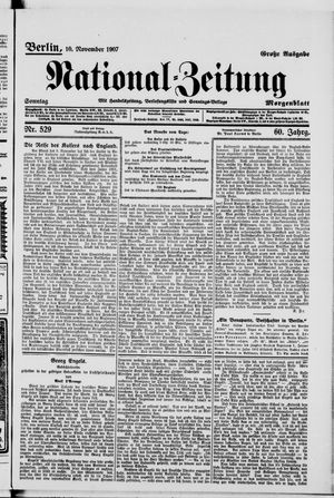 National-Zeitung vom 10.11.1907