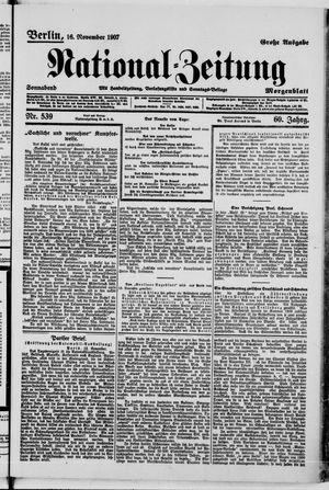 National-Zeitung vom 16.11.1907