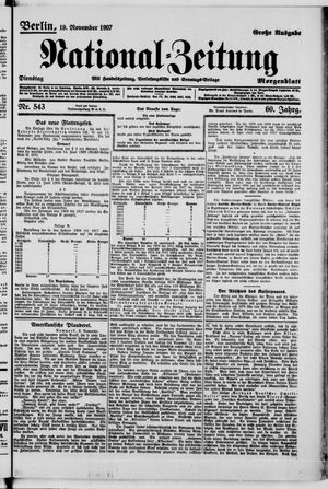 National-Zeitung vom 19.11.1907