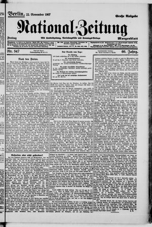 National-Zeitung vom 21.11.1907