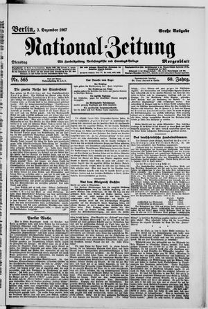 National-Zeitung on Dec 2, 1907
