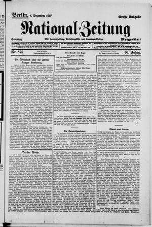 National-Zeitung vom 08.12.1907