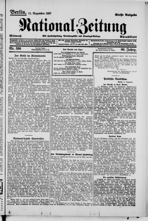 National-Zeitung vom 11.12.1907
