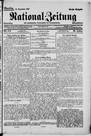 National-Zeitung vom 19.12.1907