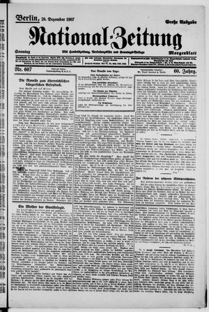 National-Zeitung vom 29.12.1907
