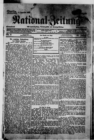 Nationalzeitung vom 04.01.1908