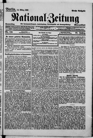National-Zeitung vom 12.03.1908