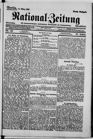 National-Zeitung vom 12.03.1908