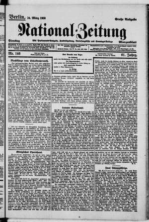 Nationalzeitung on Mar 24, 1908