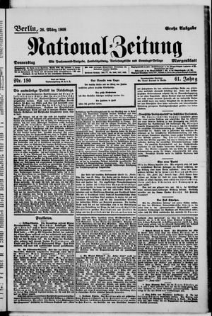 National-Zeitung on Mar 26, 1908