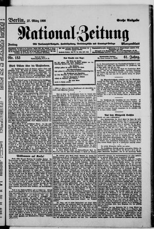 Nationalzeitung on Mar 27, 1908