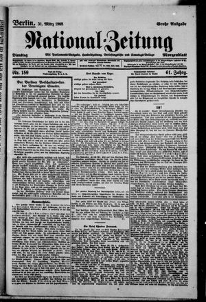 National-Zeitung vom 31.03.1908