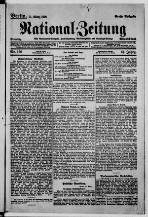 National-Zeitung vom 31.03.1908