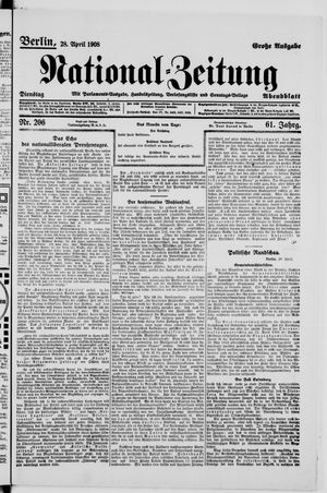 National-Zeitung vom 28.04.1908