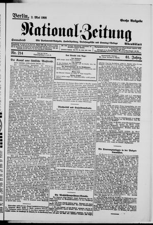National-Zeitung vom 02.05.1908