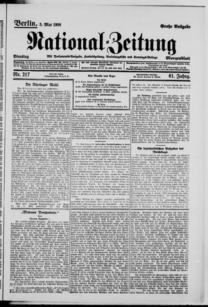 Nationalzeitung vom 05.05.1908