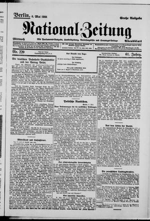 National-Zeitung vom 06.05.1908