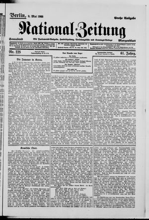 Nationalzeitung vom 09.05.1908