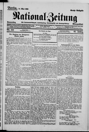 National-Zeitung on May 14, 1908