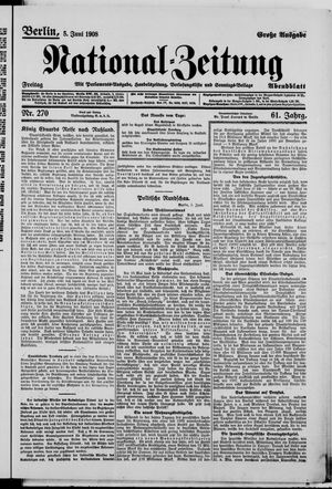 Nationalzeitung vom 05.06.1908