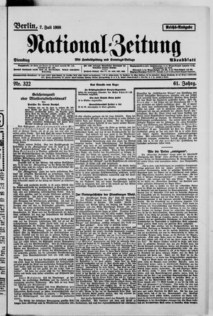 National-Zeitung vom 07.07.1908