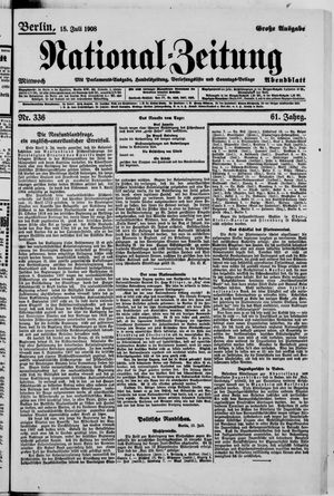 National-Zeitung on Jul 15, 1908