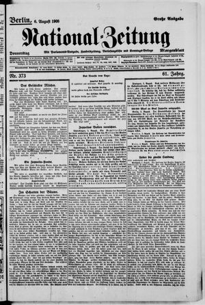 National-Zeitung vom 06.08.1908