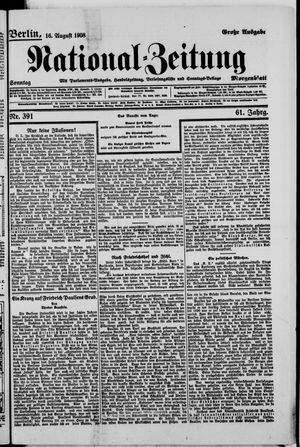 National-Zeitung vom 16.08.1908